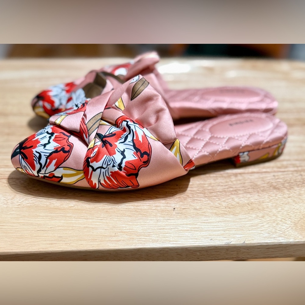 Birdies‎ The Songbird Women's Pink Floral Mule Never Worn - Picture 3 of 9